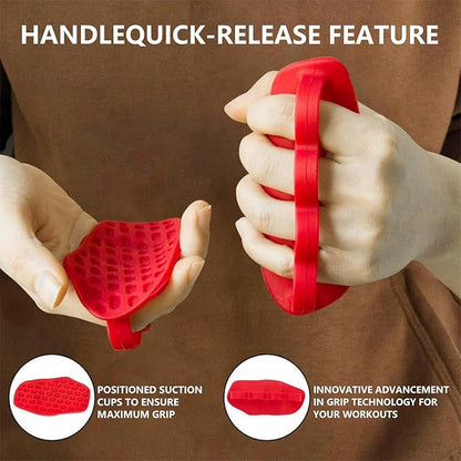 Ergonomic Finger-Sleeve Gym Grip Pads,Anti-Slip Palm Protectors for Weightlifting,Dumbbells,Pull-Ups，Fitness Gloves– Unisex(Black/Grey/Red)