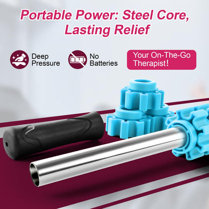 ZanLLW Massage Roller, Muscle Roller Stick, Therapy Roller Stick for Legs, Calf, Thigh, Lipo Roller