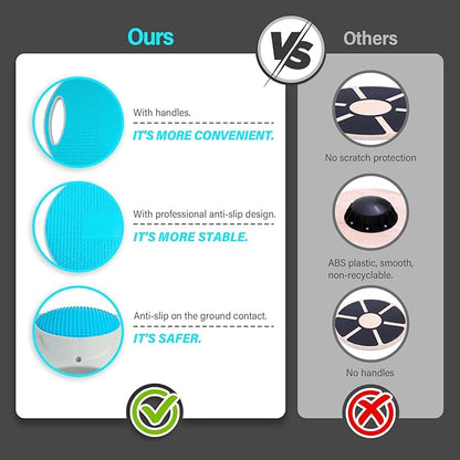 Upgraded Wobble Balance Board for Physical Therapy, Standing Desk & Gym 16 1/3" | Core Trainer with Non-slip Surface | Stability Board for Workout Balance Training | Slackboard | Wobble Board