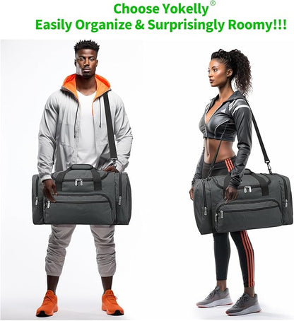 Sports Duffel Bag 20 inch for Travel Gym - Grey