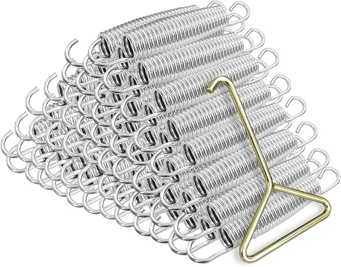 72pcs Trampoline Springs 5.5 inch: Trampoline Replacement Parts Springs with Puller Tool for Indoor Outdoor Trampolines,Heavy Duty Stainless Steel,Weather Resistant