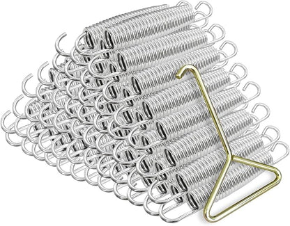 72pcs Trampoline Springs 5.5 inch: Trampoline Replacement Parts Springs with Puller Tool for Indoor Outdoor Trampolines,Heavy Duty Stainless Steel,Weather Resistant