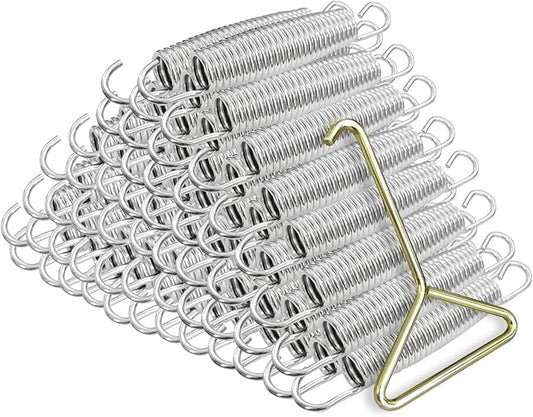 72pcs Trampoline Springs 5.5 inch: Trampoline Replacement Parts Springs with Puller Tool for Indoor Outdoor Trampolines,Heavy Duty Stainless Steel,Weather Resistant