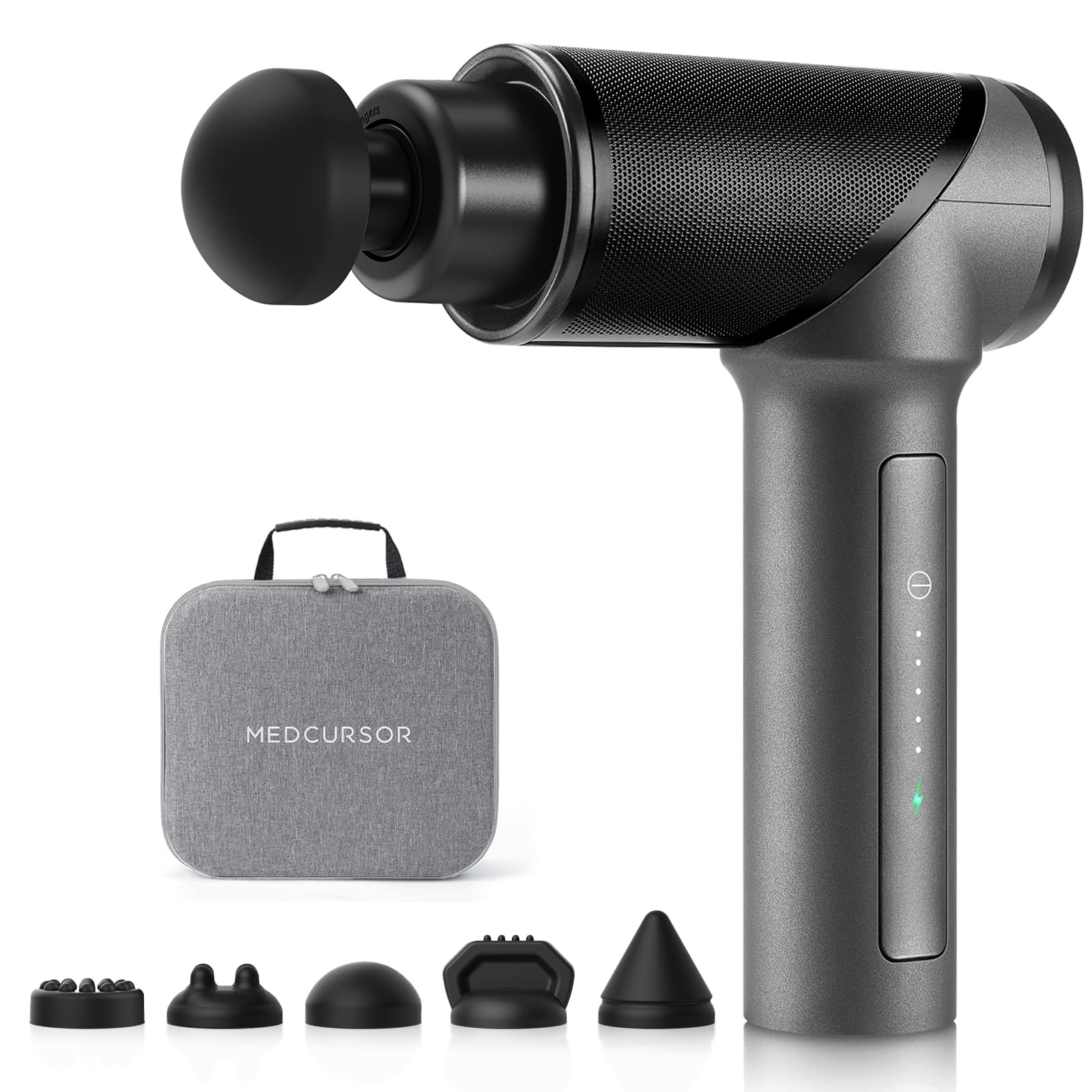 Medcursor Massage Gun - High Intensity Brushless Motor, Handheld Percussion Deep Tissue Massager