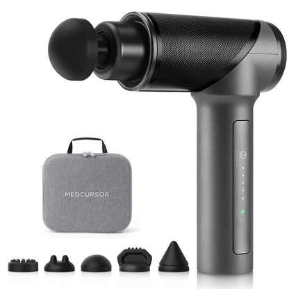 Medcursor Massage Gun - High Intensity Brushless Motor, Handheld Percussion Deep Tissue Massager