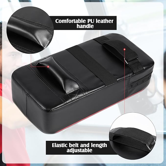 10 In1 Punching Mitts Kick Pad Set Taekwondo Pads Boxing Mitts Focus Pads Boxing Gloves Safety Head Guard Wrist Band for Kickboxing, Karate, Muay Thai, MMA Training