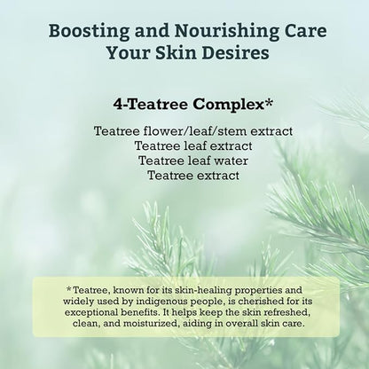 LEADERS Teatree Relaxing Skin Renewal Mask ??Soothes & Calms Sensitive, Acne-Prone Skin ??Controls Excess Oil & Reduces Redness ??Hydrating and Refreshing Sheet Mask for Oily Skin ??10 Sheets