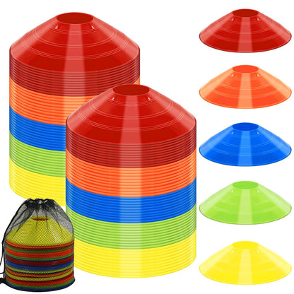 Jyongmer 15 PCS Disc Cones Training Cones with Carry Bag
