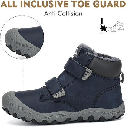 Mishansha Kids Hiking Boots Toddler Girls Boys Hiking Shoes Water-Resistant Anti-Collision Non-Slip Athletic Outdoor Trekking Boots