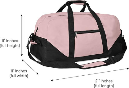 21" Large Duffle Bag with Adjustable Strap