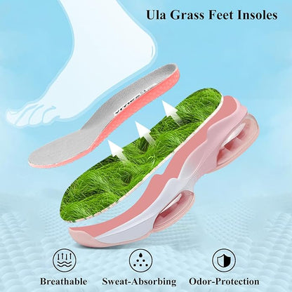VITUOFLY Kids Basketball Shoes Boys Air Cushion Sneakers Girls Mid Top School Hoops Shoes Non-Slip Outdoor Sports Running Gym Comfortable Durable Little Kid/Big Kid