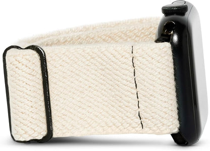 Braxley Bands - Organic Cotton Watch Bands For Women and Men, Compatible With All Apple Watch Sizes and Series - Washable, Sweat-Absorbent, Breathable Fit, Elastic Smart Watch Bands