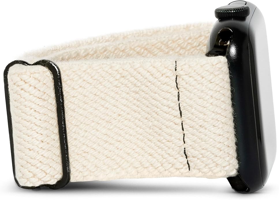 Braxley Bands - Organic Cotton Watch Bands For Women and Men, Compatible With All Apple Watch Sizes and Series - Washable, Sweat-Absorbent, Breathable Fit, Elastic Smart Watch Bands