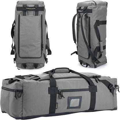 86l Large Duffel Bag For Travel, Gym & Sports - Water Repellent Polyester, Hidden Straps, Shoe Compartment - Perfect Luggage Duffle Bag Or Backpack For Men & Women