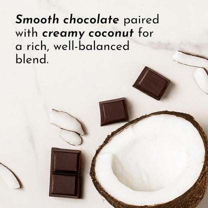 JUST INGREDIENTS Coconut Chocolate Protein Powder ??30-Serving Blend with 100% Grass-Fed Whey & Organic Plant Proteins ??Creamy Coconut Cocoa Flavor ??Supports Muscle Recovery, Energy*