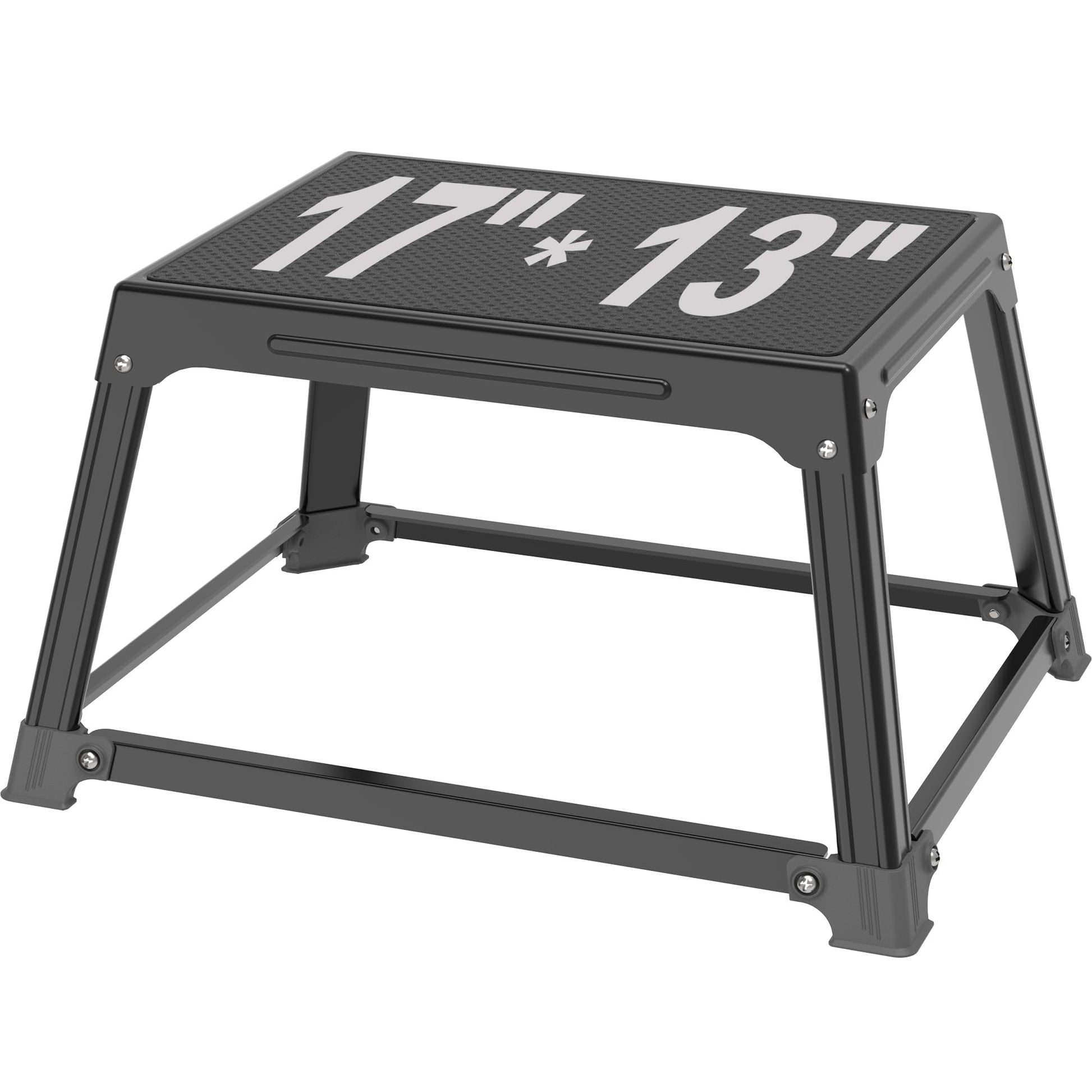 GanFindX Metal Plyometric Jump Box 12 Inch Steel Box for Home Gym Training