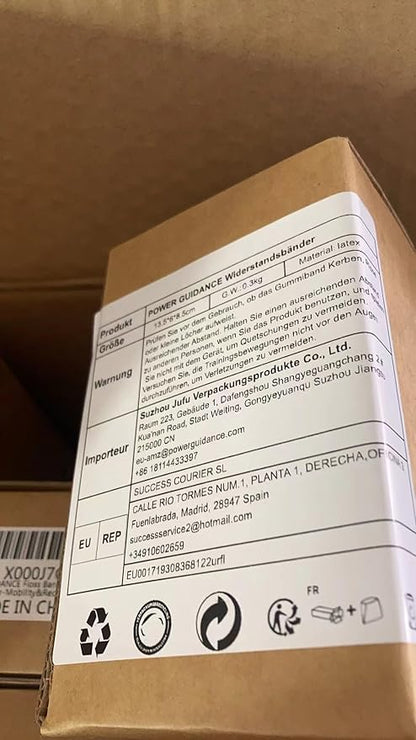 POWER GUIDANCE Muscle Floss Bands - Compression Bands - Mobility & Recovery Bands - for Improving Movement, Increasing Circulation & Reducing Soreness