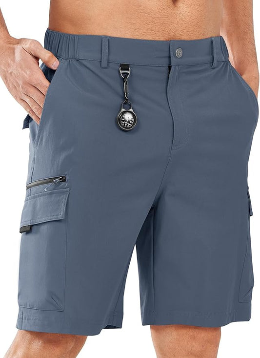 NORTHYARD Men's Cargo Hiking Shorts 9" Lightweight Outdoor Tactical Work Camping Sport Golf Casual
