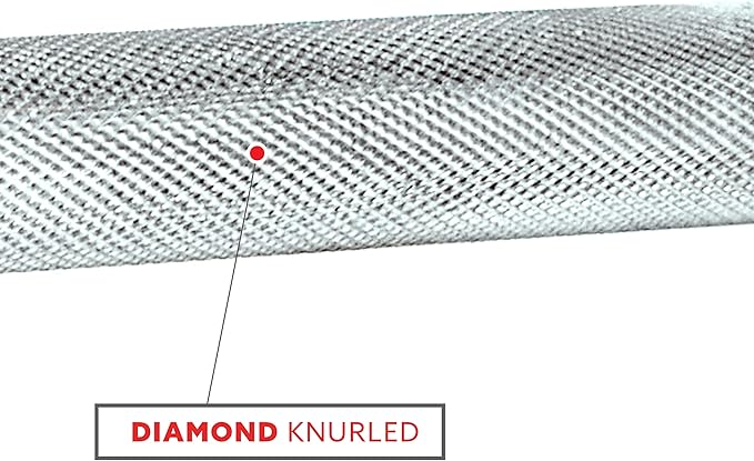 Sunny Health & Fitness Strength Training Olympic Hex Bar Barbell, High Load Capacity, Swivel Handles, Safety Clips, Knurled Handles for Deadlifts, Shoulder Presses, Shrugs, Back Rows, Weightlifting