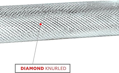 Sunny Health & Fitness Strength Training Olympic Hex Bar Barbell, High Load Capacity, Swivel Handles, Safety Clips, Knurled Handles for Deadlifts, Shoulder Presses, Shrugs, Back Rows, Weightlifting