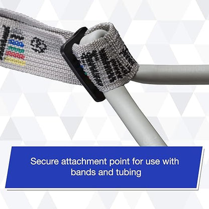 THERABAND Resistance Tubes, Begginer Set, Yellow, Red, and Green, 5 ft Latex Tubing, Home or Clinic Use, Cut-to-Fit, Color-Coded Resistance Bands for Upper & Lower Body Workouts