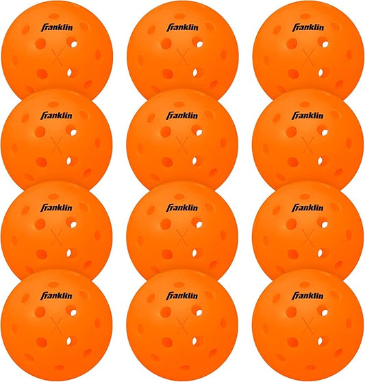 Franklin Sports X-40 Outdoor Pickleballs - Official Ball of USA Pickleball, APP Tour + US Open