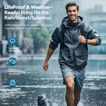 Fitness Tracker,Wearable Health Smart Bracelet Band with Blood Oxygen 170+ Sport Mode 60-Day Battery,Lifetime Membership,Activity Tracking Heart Rate Sleep Monitor for Android iOS,2 Bands