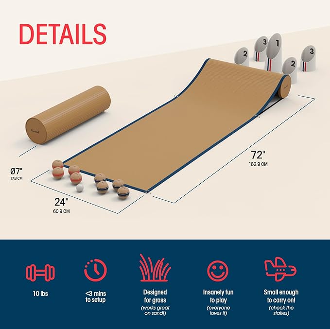 Meet Your New Favorite Yard Game. It Blends The Best Parts of Bocce, A Popular Arcade Game, & Cornhole to Create an Addictive and Portable Yard Game You’ll Want to take with You Everywhere