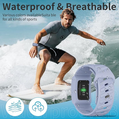 Silicone Sport Band Compatible with Whoop 4.0 Band for Men Women,Soft Comfort Durable Replacement Wristbands for Whoop 5.0 Silicone Bands