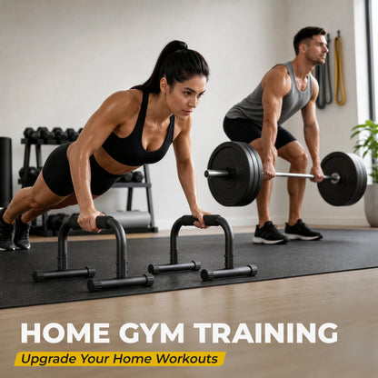 Push Up Bars, Adjustable 10-12.5 Inch Parallettes Bars