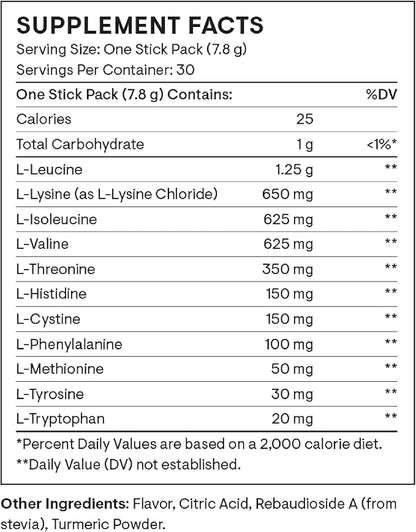 THORNE - Amino Complex - Clinically-Validated EAA and BCAA Powder for Pre or Post-Workout - Promotes Lean Muscle Mass & Energy Production* - NSF Certified for Sport - 30 Servings - 8.25 Oz - Lemon
