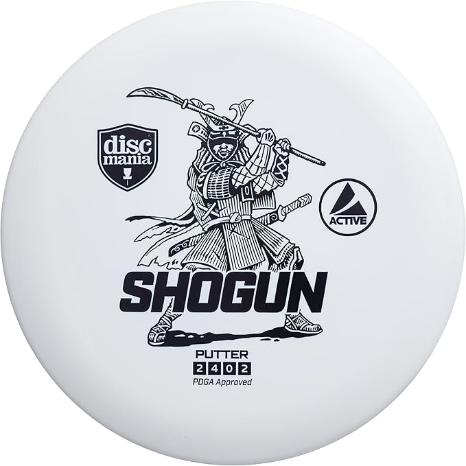 Discmania Disc Golf Starter Kit (4 Pack) | Active Line Beginner Disc Golf Set | Shogun, Maestro, Magician & Mentor | Base Plastic, Easy to Throw | Ideal Gift for New Players (Colors May Vary)