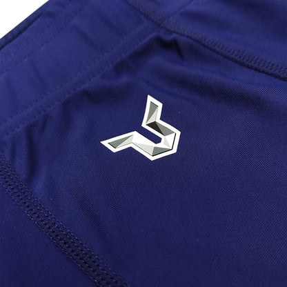 HUGE SPORTS Men's Rash Guard Swim Shorts Compression Swimming Jammer Cool Dry Active Swimsuit Workout Shorts Sports Tights