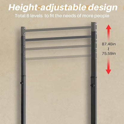 Pull Up Station, Bongkim Power Tower Portable Pullup Bar Station, Pull Up Bar for Home Gym, Pull Up Tower Station 330LBS