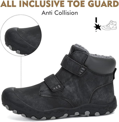 Mishansha Kids Hiking Boots Toddler Girls Boys Hiking Shoes Water-Resistant Anti-Collision Non-Slip Athletic Outdoor Trekking Boots
