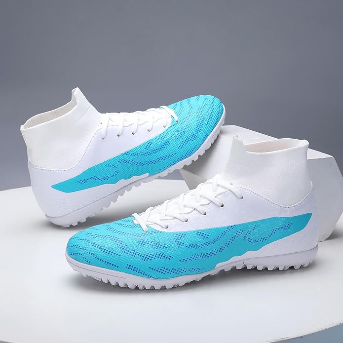 Soccer Cleats for Mens Womens Football Shoes Turf Soccer Shoes Indoor/Outdoor High-top Football Cleats AG/FG