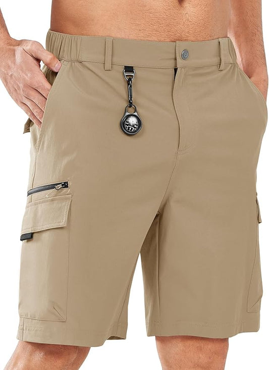 NORTHYARD Men's Cargo Hiking Shorts 9" Lightweight Outdoor Tactical Work Camping Sport Golf Casual