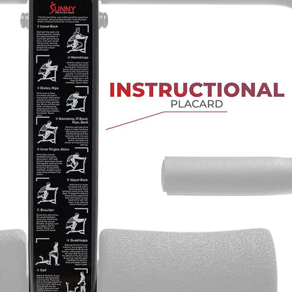 Sunny Health & Fitness Full Body Traction & Stretch Decompression Bench/Table Machine for Lumbar Stretching, Lower Back Pain Relief, Improved Posture Correction, Rehab, Spinal Compression, Flexibility