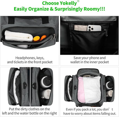 Sports Duffel Bag 20 inch for Travel Gym - Grey