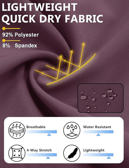 TACVASEN Men's Running Athletic Shorts 9" Quick Dry Workout Gym Shorts Lightweight Summer Shorts 3 Zipper Pockets