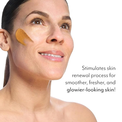 Bliss Pumpkin Powerhouse & Resurfacing Enzyme Mask - 10% AHA Pumpkin Blend with Prebiotics and Hyaluronic Acid for Smooth, Glowing Skin - Vegan, Clean, Cruelty-Free (1.7 Oz)