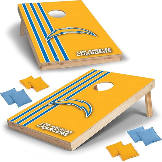 NFL 2' x 3' Solid Wood Cornhole Set with Direct Print HD Team Graphics – Great Gift for Any