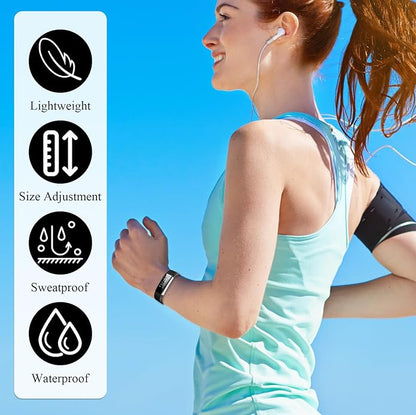 Watch Bands Replacement for ID115plus HR, Very Fit Pro Activity Fitness Tracker Wrist Bands Set, Multicolor Veryfitpro Smart Watch Strap Replacements