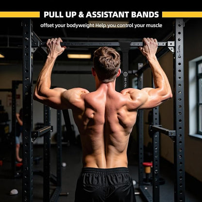 Exercise Bands，Set of 6 Resistance Bands for Working Out,Pull Up Bands Set,at Home Workout Equipment,Workout Bands for Men and Women,Instruction Guide and Carry Bag Included