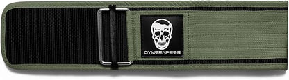 Gymreapers Quick Locking Weight Lifting Belt for Men Gym Belt for Powerlifting Deadlift Belt with 4 Inch Neoprene Metal Buckle Back Support Weightlifting Belt Women