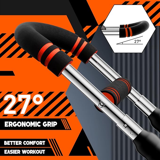 Twister Arm Trainer for Men - Adjustable 3-Level Resistance (60-110 lbs) Chest Exerciser, Arm Trainer & Home Gym Workout Equipment for Biceps, Triceps, Shoulders & Chest