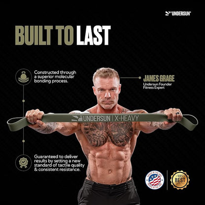 Undersun Resistance Bands for Working Out | Heavy Resistance Bands for Strength Training & Pull Up Assistance | Indoor/Outdoor, Gym, Home Exercise Bands Resistance