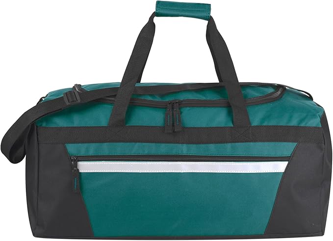 40 Liter, 22 Inch Reflective Duffle Bag with Shoulder Strap for Men, Women, Travel