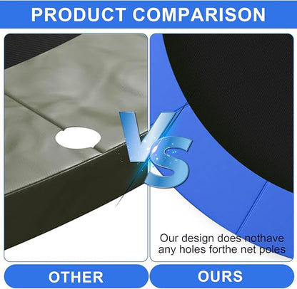 Trampoline Spring Cover Multicolor Safety Pad, 8ft 14ft 15ft Universal Trampoline Padding Replacement, Waterproof and Tear-Resistant Trampoline Accessories