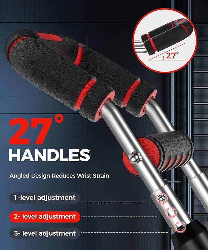 Twister Arm Trainer, Adjustable 5 Resistance Levels (40-130 lbs) Chest & Arm Workout Equipment for Men & Women, Ergonomic Home Gym Strength Trainer with Anti-Slip Handles & Carry Bag